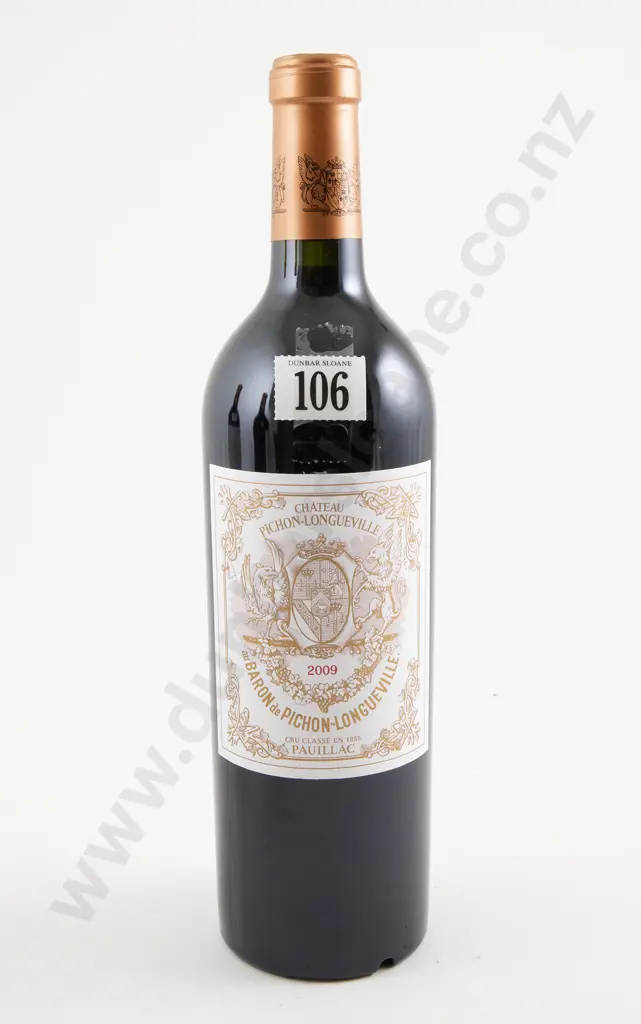 1 bottle Ch. Pichon-Longueville au Baron de Pichon-Longueville Pauillac 2009 Image 1++