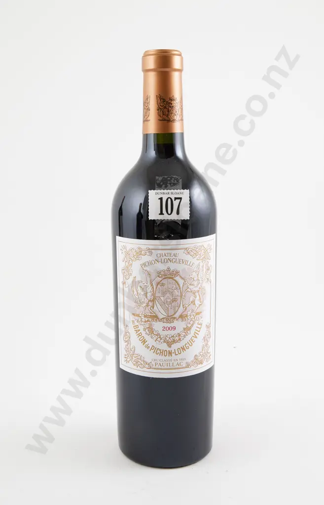 1 bottle Ch. Pichon-Longueville au Baron de Pichon-Longueville Pauillac 2009 Image 1++