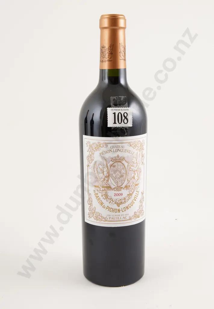 1 bottle Ch. Pichon-Longueville au Baron de Pichon-Longueville Pauillac 2009 Image 1++