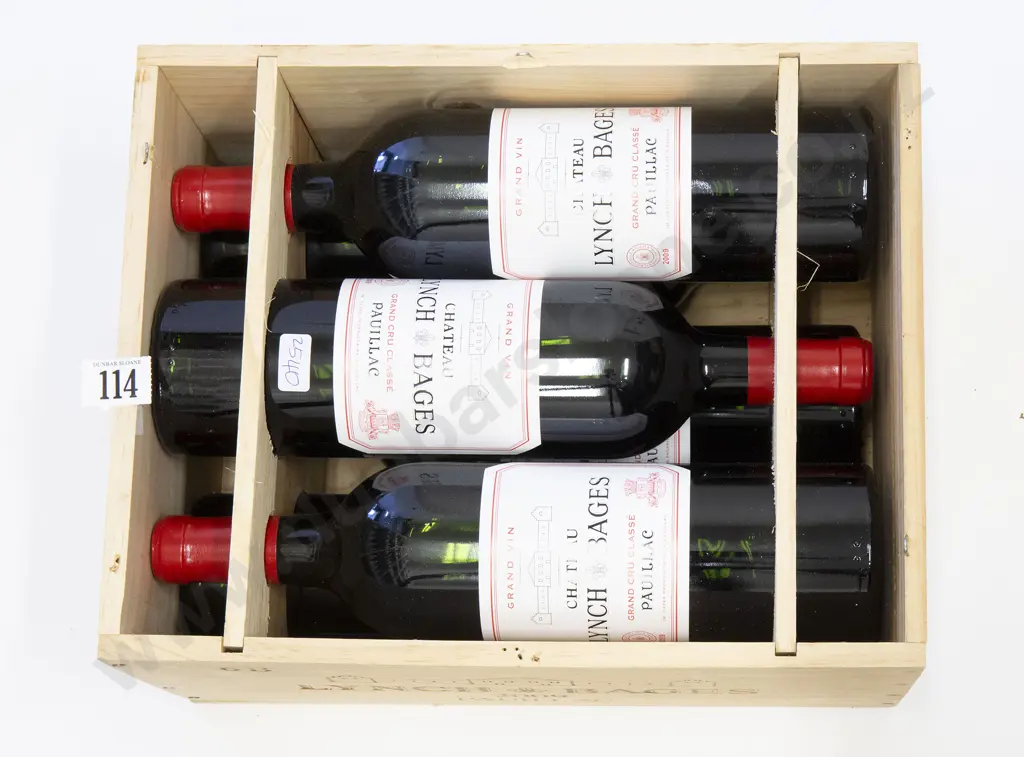 1 crate (6 bottles) Chateau Lynch Bages Pauillac 2009 Image 1++