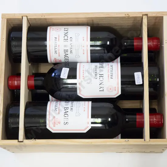 1 crate (6 bottles) Chateau Lynch Bages Pauillac 2010
