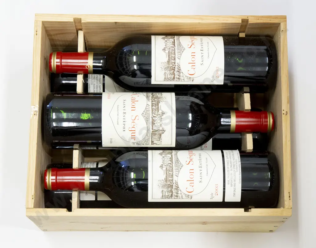 1 crate (6 bottles) Calon Segur Saint-Estephe 2003 Image 1++