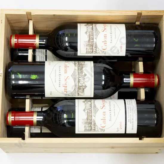 1 crate (6 bottles) Calon Segur Saint-Estephe 2003