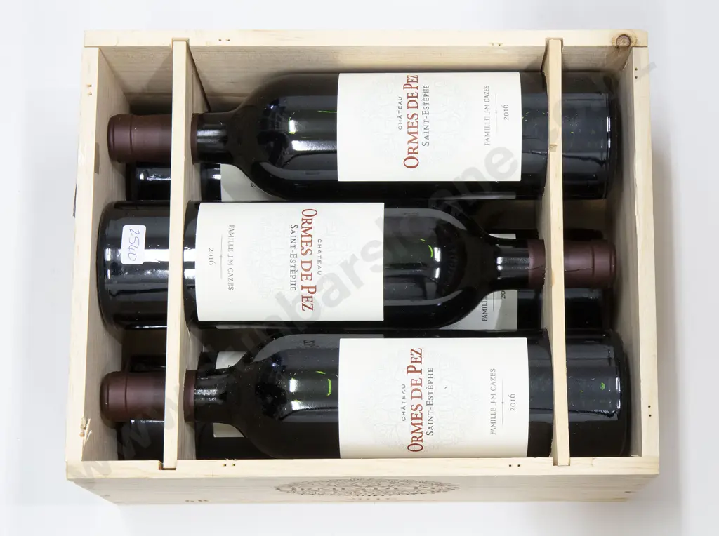 1 crate (6 bottles) Chateau Ormes de Pez Saint-Estephe 2016 Image 1++