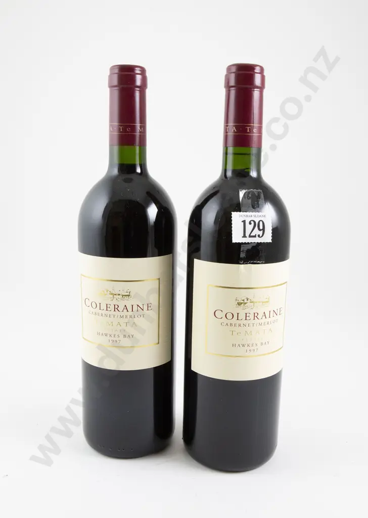 2 bottles Te Mata Estate Coleraine Cabernet/Merlot 1997 Image 1++
