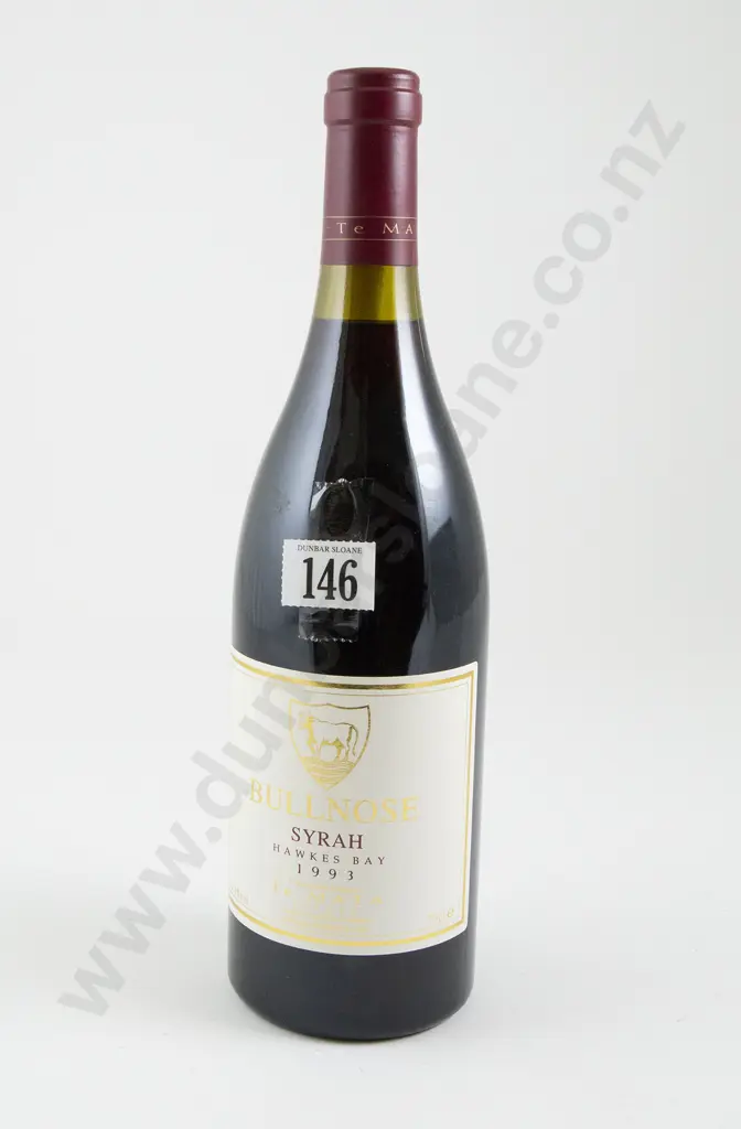 1 bottle Te Mata Estate Bullnose Syrah 1993 Image 1++