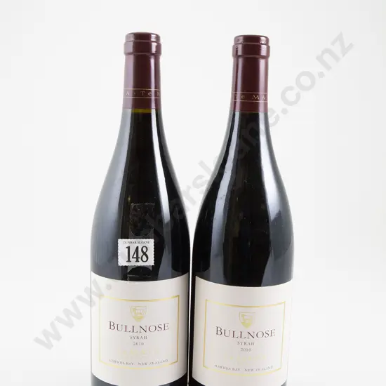 2 bottles Te Mata Estate Bullnose Syrah 2010