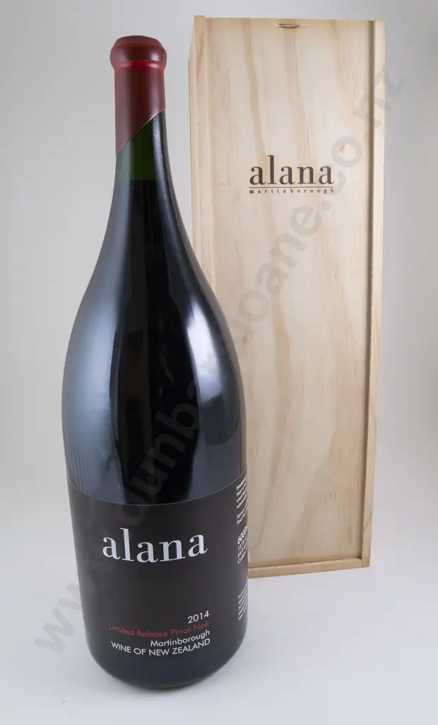 1 Methuselah Alana Estate Limited Release Pinot Noir 2014 in presentation crate Image 1++