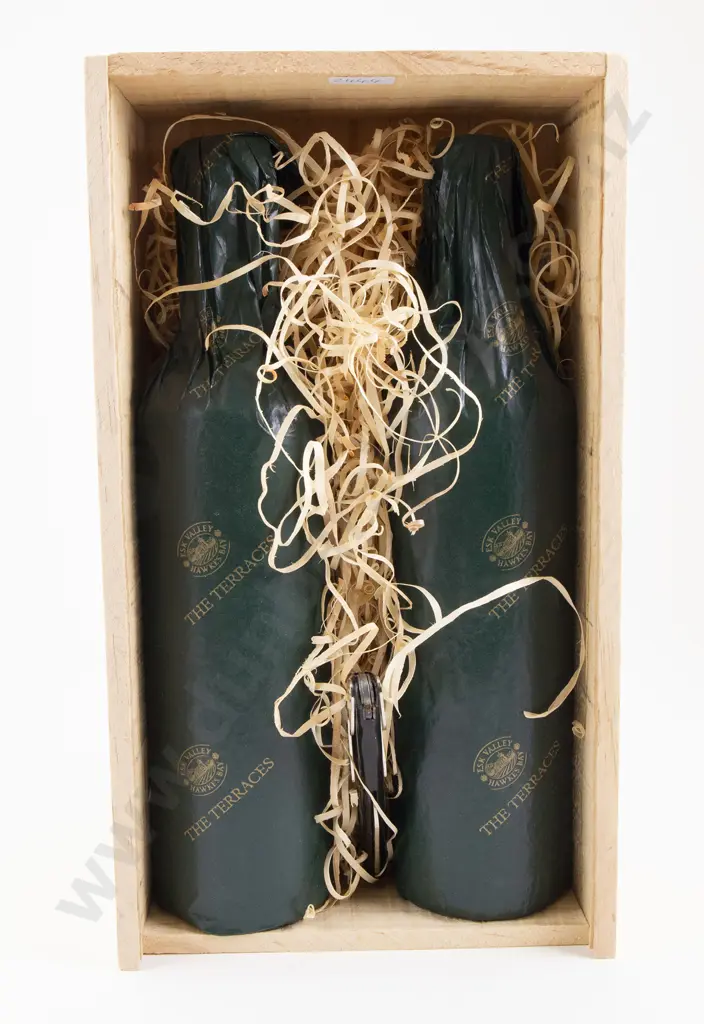 2 bottles Esk Valley "The Terraces" 1998 Image 1++