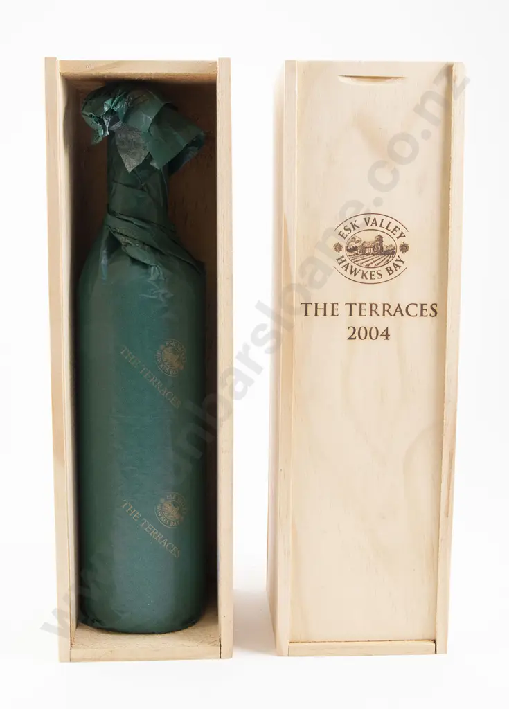2 bottles Esk Valley "The Terraces" 2004 Image 1++