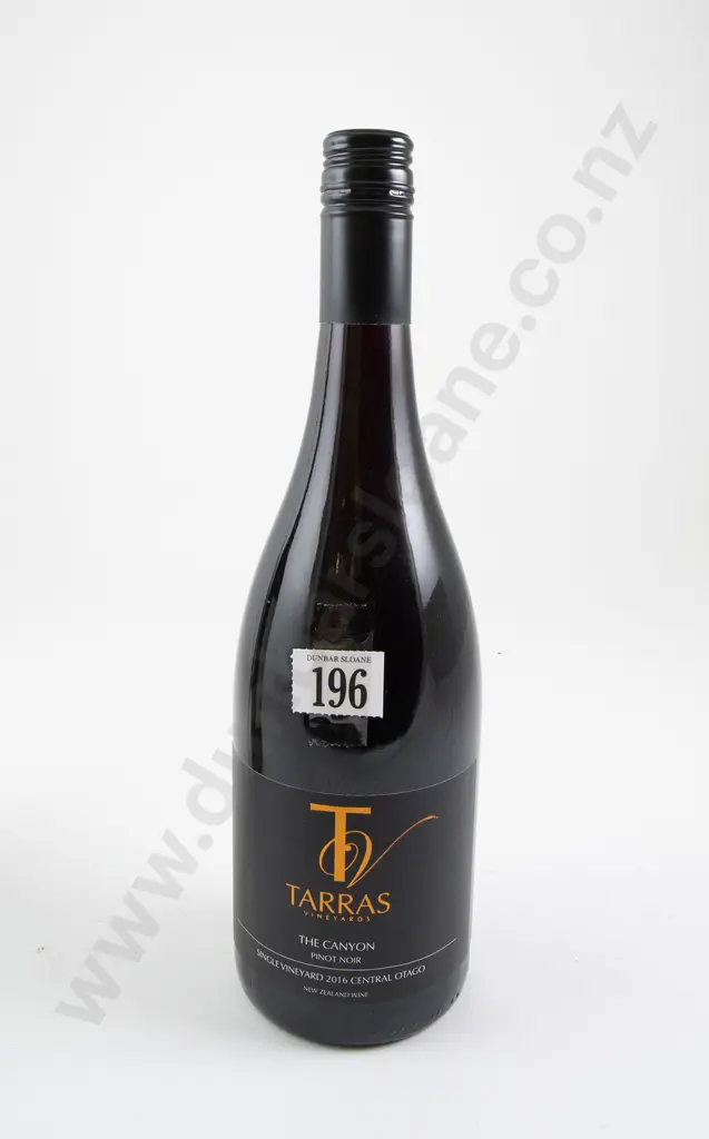1 bottle Tarras Vineyards "The Canyon" Central Otago Pinot Noir 2016 Image 1++