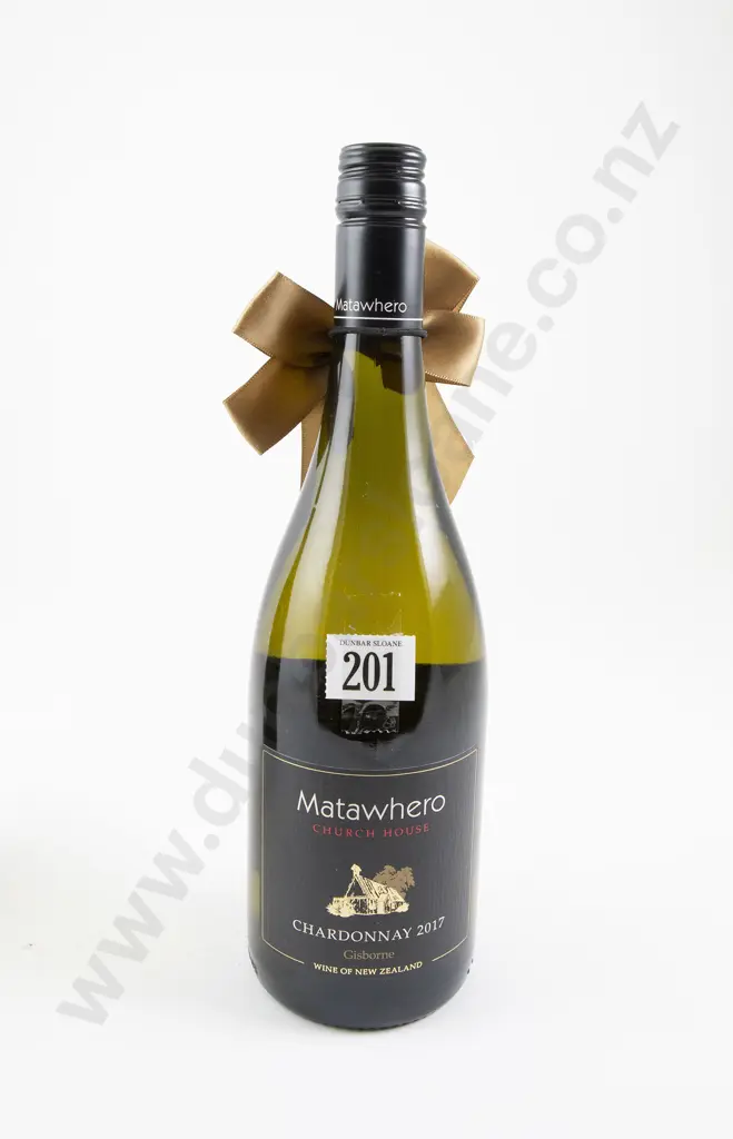 1 bottle Matawhero "Church House" Gisborne Chardonnay 2017 Image 1++