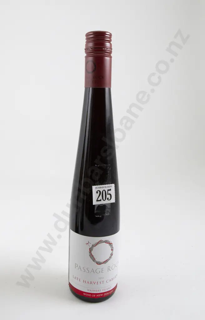 1 bottle Passage Rock Late Harvested Cabernet Waiheke Island 2016 375ml Image 1++