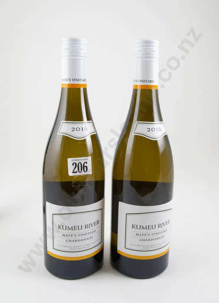 2 bottles Kumeu River Mates Vineyard Chardonnay 2016 Image 1++