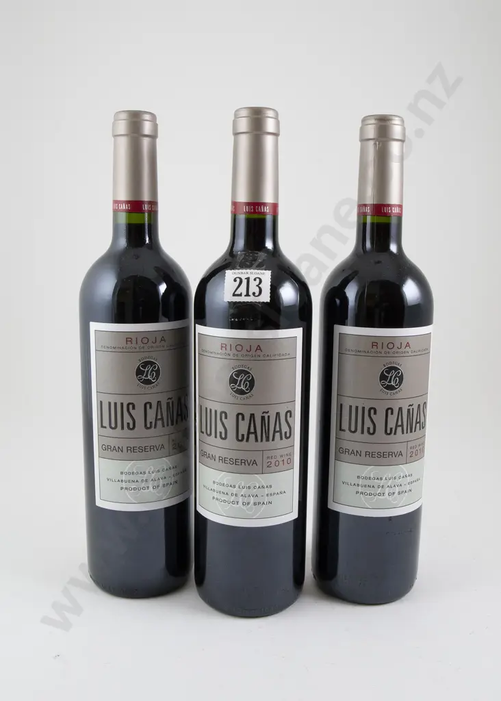 3 bottles Luis Canas "Gran Reserva" Rioja 2010 Image 1++