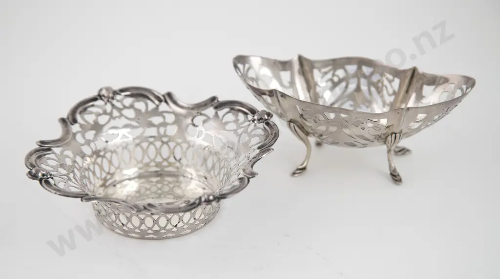 Two S/S Bon Bon Dishes Image 1++