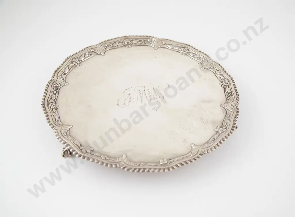 Victorian S/S Circular Salver Image 1++