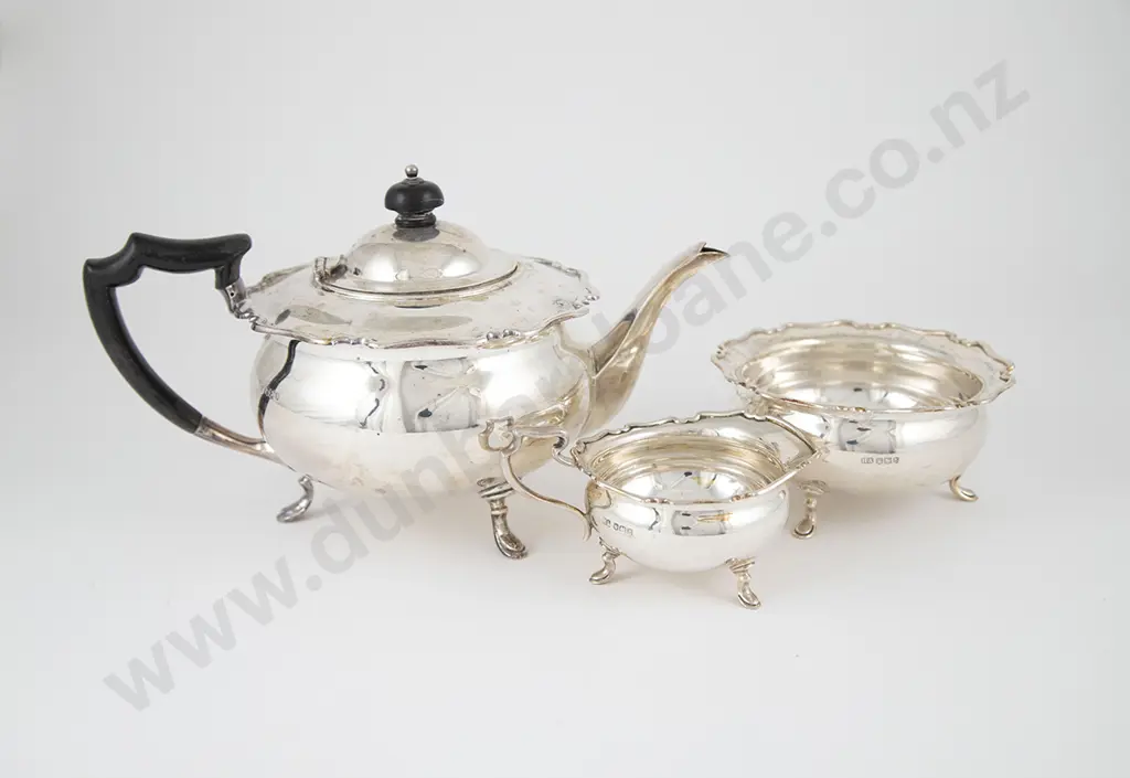 Geo V S/S Three Piece Tea Set Image 1++