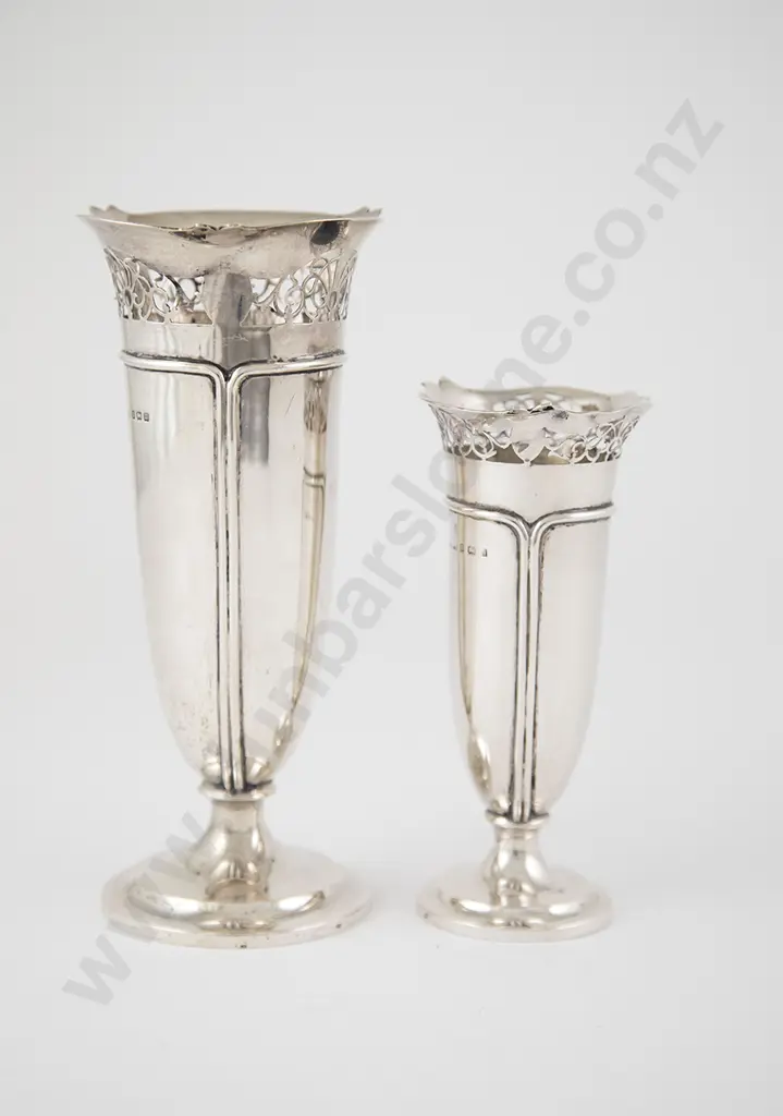 Pair Geo V S/S Specimen Vases Image 1++