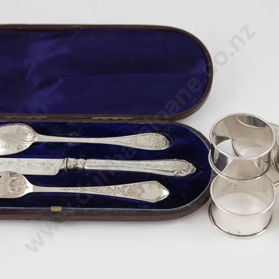 Composed S/S Three Piece Christening Set