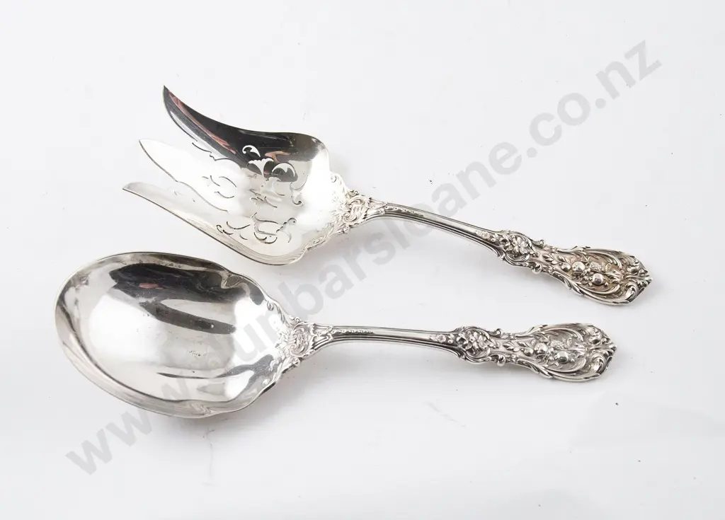 Pair Fancy S/S Salad Servers Image 1++