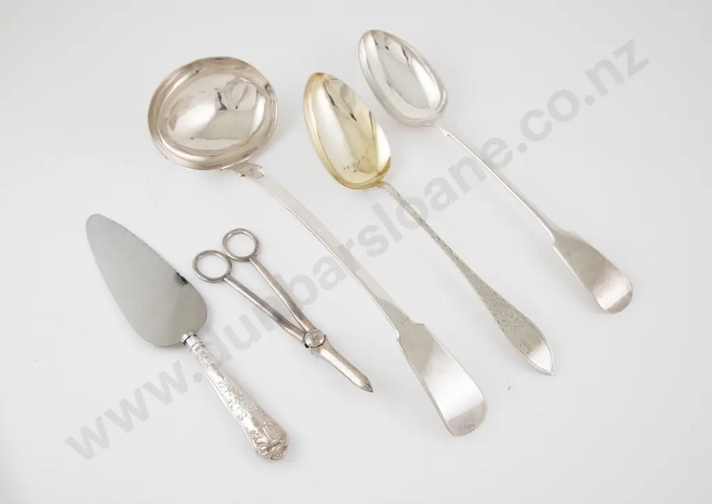 Five Various S/P Flatware Items Image 1++