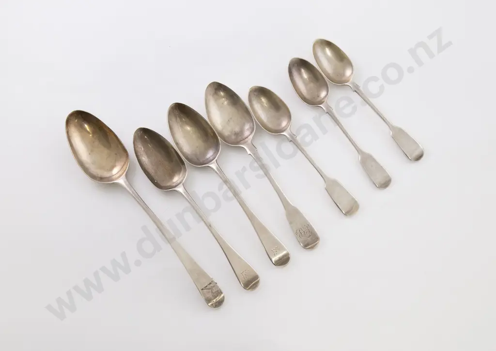 Seven Various S/S Spoons Image 1++