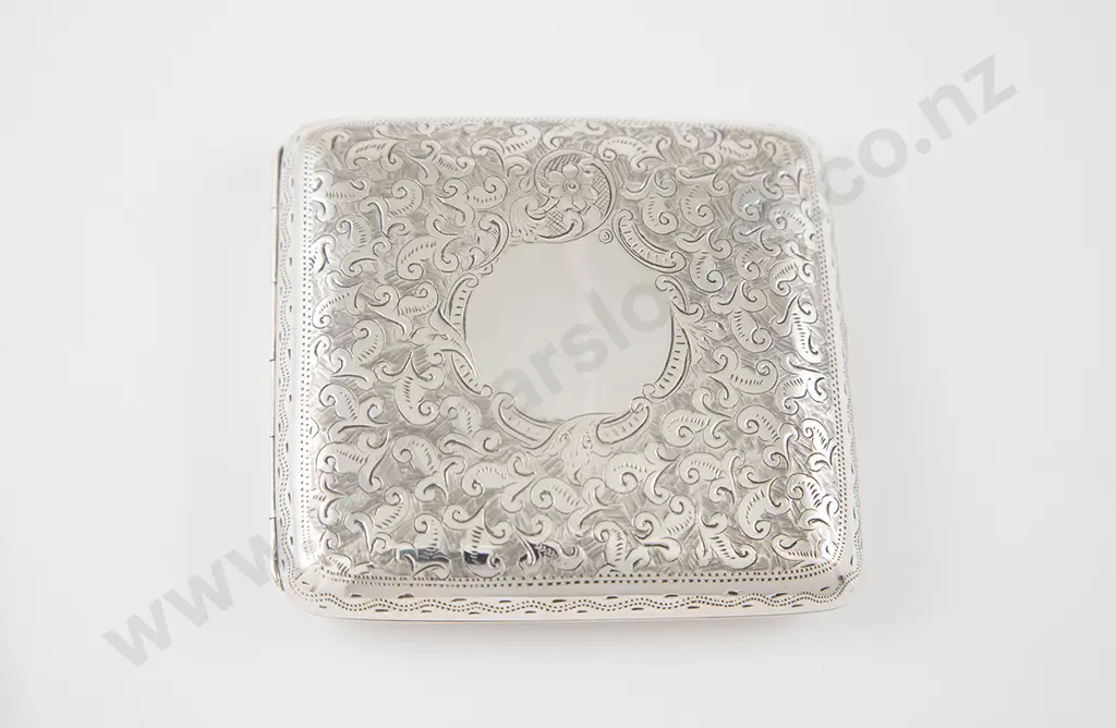 Edw VII S/S Cigarette Case Image 1++