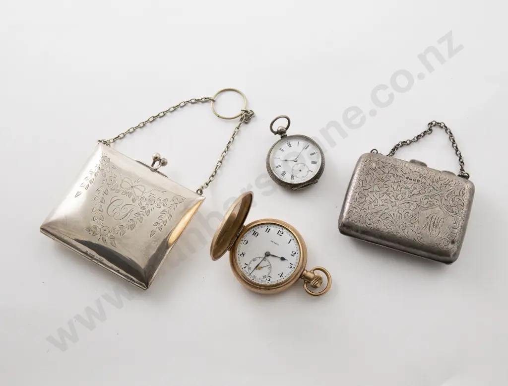 Two Antique S/S Purses Image 1++