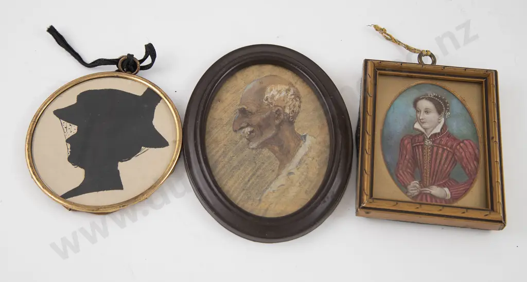 Miniature Portrait Of An Elizabethan Lady Image 1++