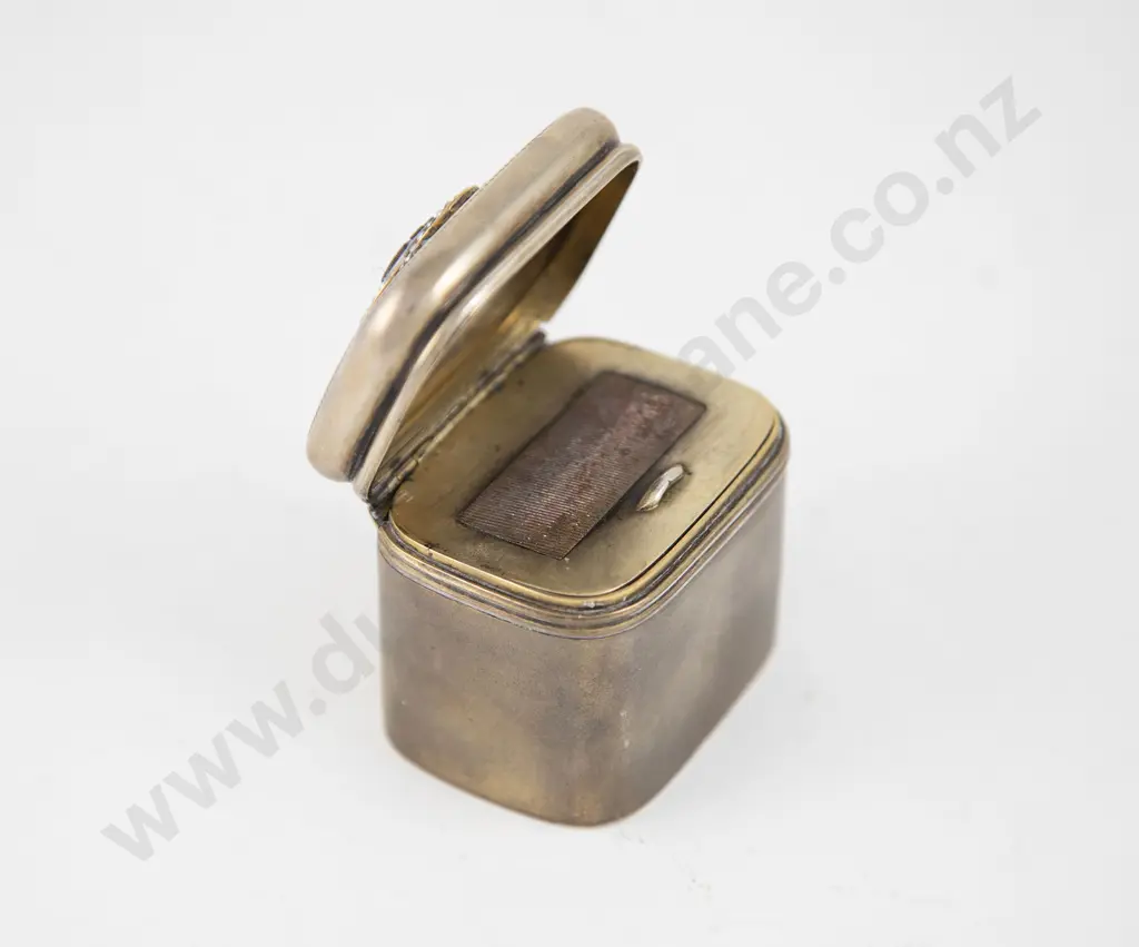 Vict S/S Gilt Vesta Box Image 1++