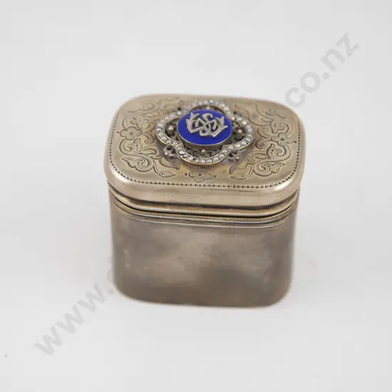 Vict S/S Gilt Vesta Box