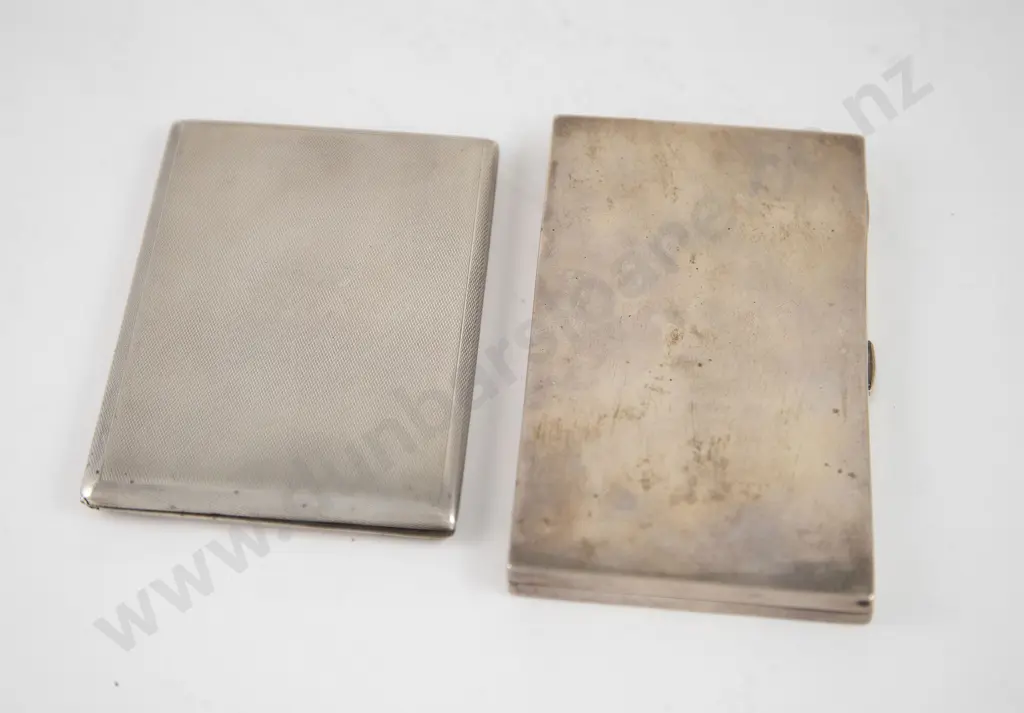 Geo V & Geo VI S/S Cigarette Cases Image 1++