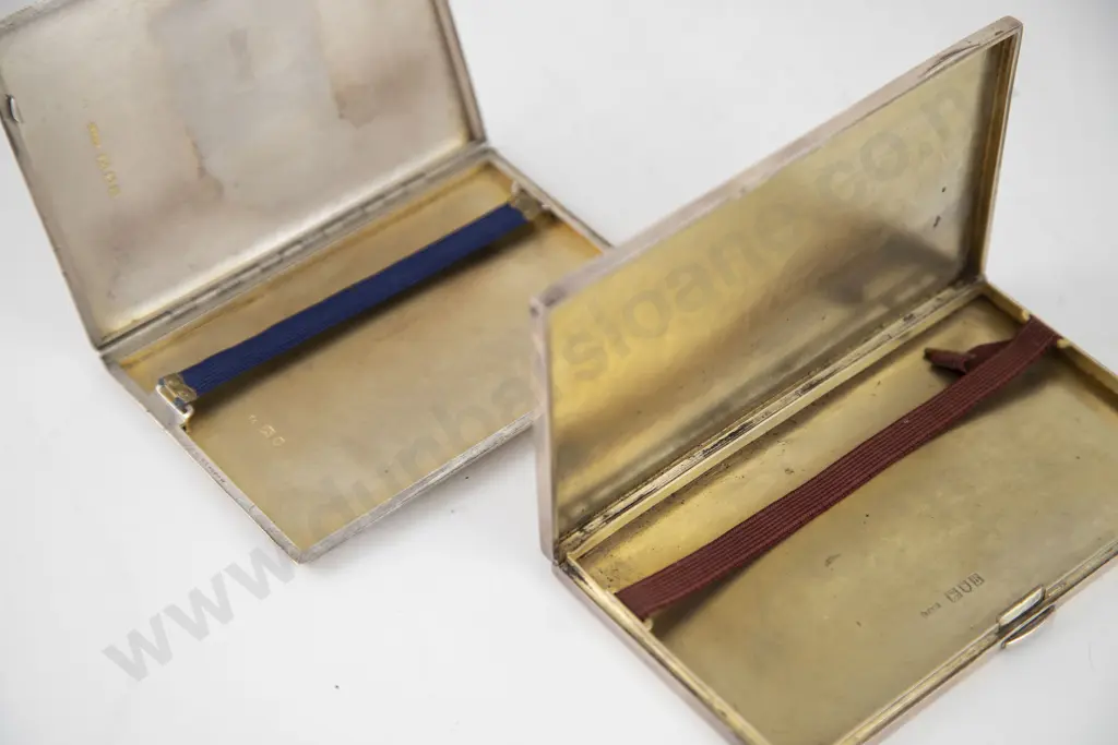 Geo V & Geo VI S/S Cigarette Cases Image 1++