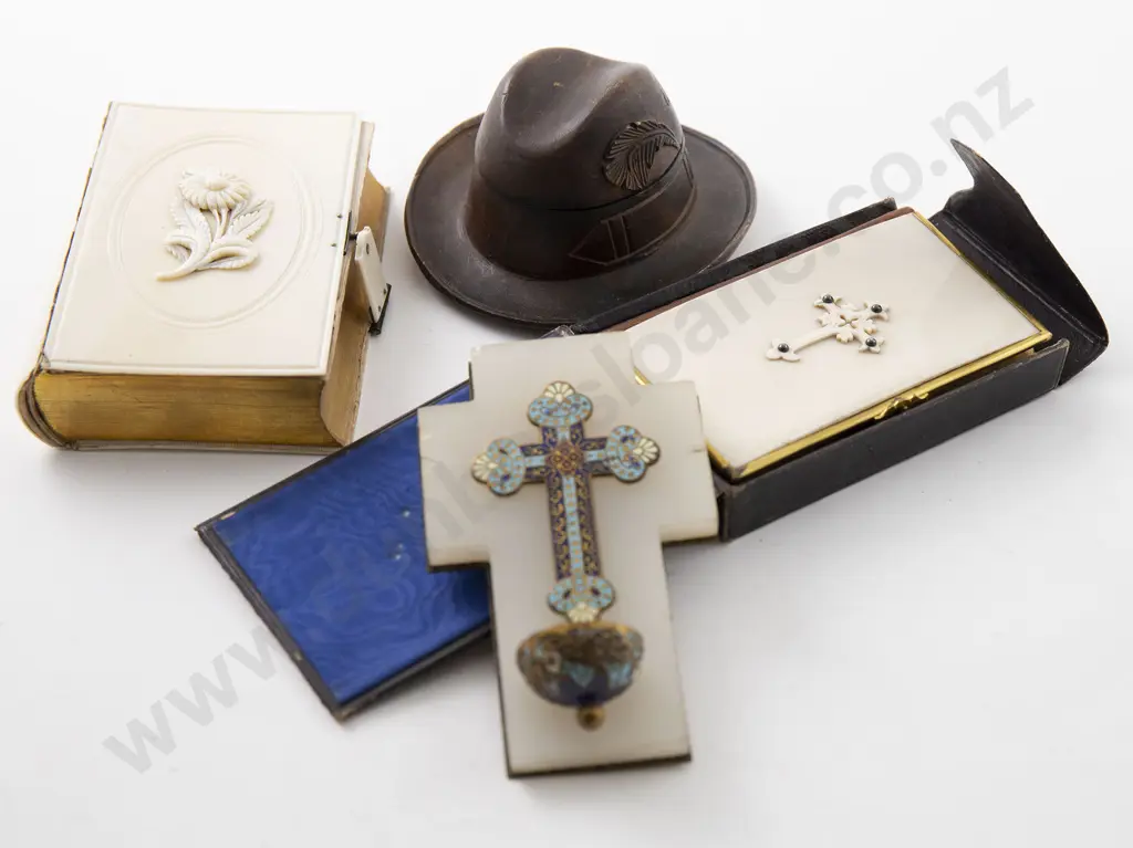 Small C19th French Ivory Bound Religious Book Image 1++