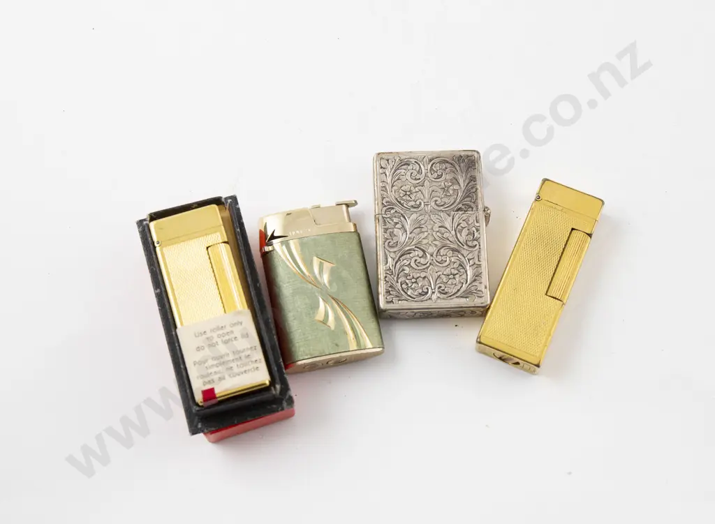 Four Vintage Lighters Image 1++