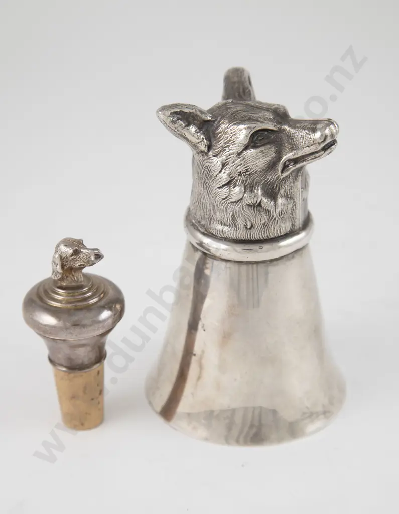S/P Fox Head Stirrup Cup Image 1++
