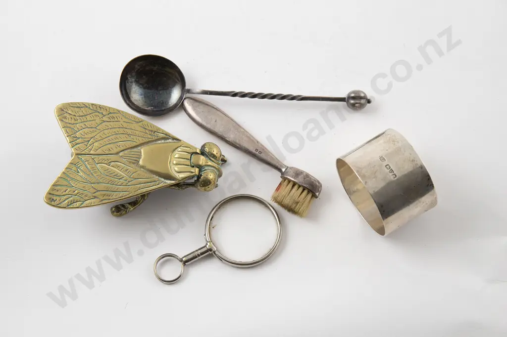 S/S Napking Ring & Small S/S Handled Brush Image 1++