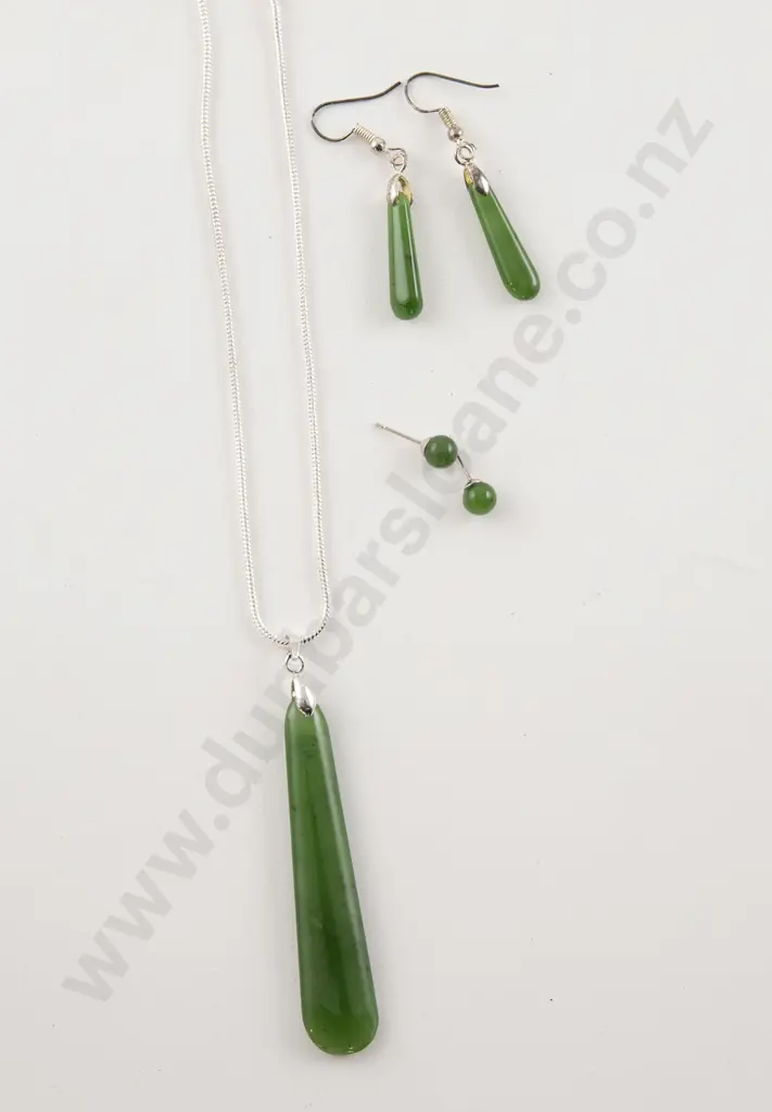 Greenstone Drop Pendant Image 1++