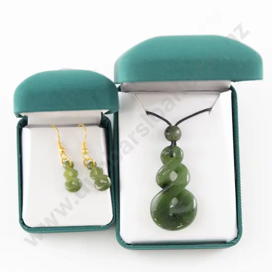 Greenstone Twist Pendant