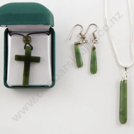 Greenstone Drop Pendant