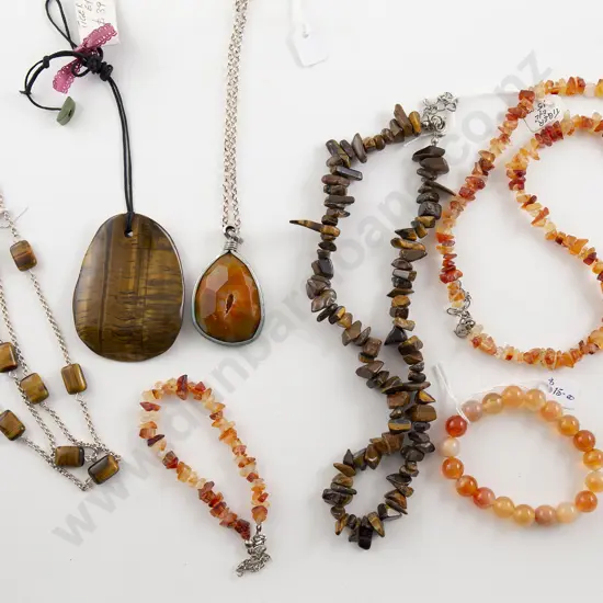 Tiger Eye and Cornelian
