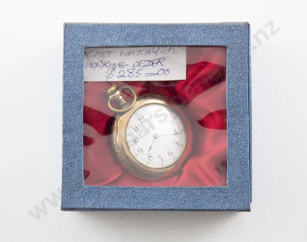 Vintage Waltham Open Face Lever Wind Pocket Watch Image 1++