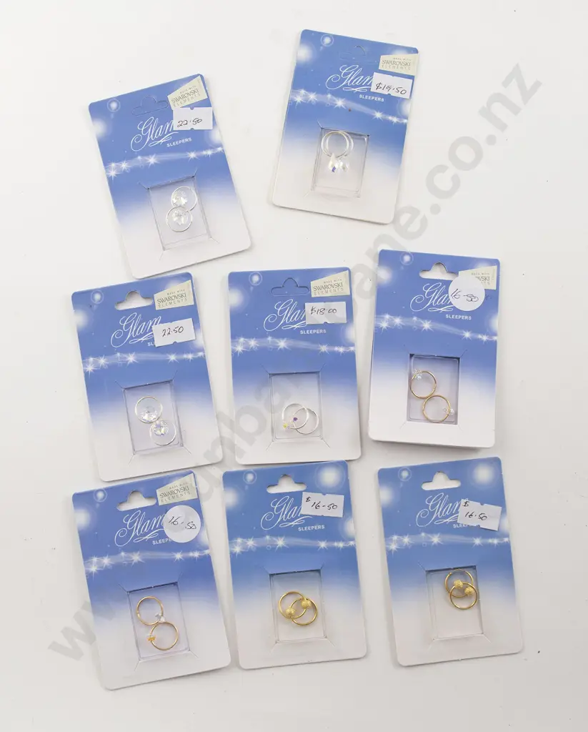 As New Swarovski Crystal and S/S Sleepers Image 1++