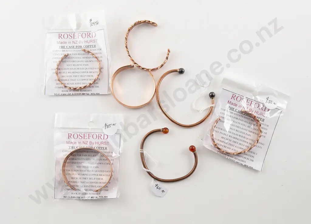 As New Copper Bracelets Image 1++