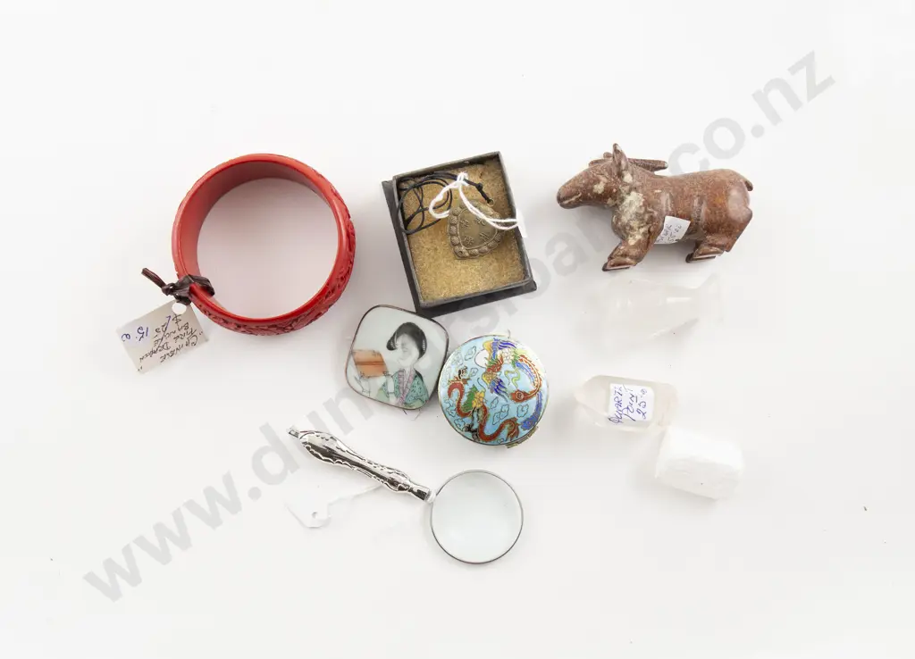 Mixed Asian and Crystal Ornaments Image 1++