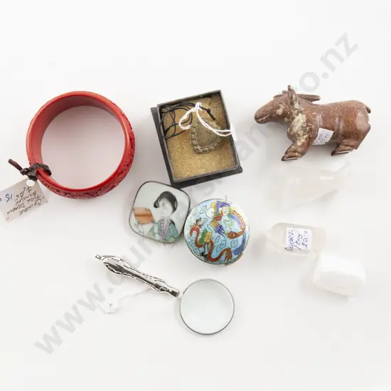 Mixed Asian and Crystal Ornaments
