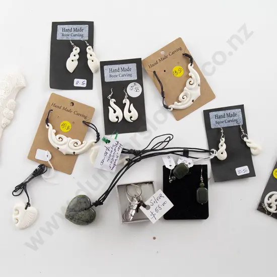 NZ Carved Bone Jewellery