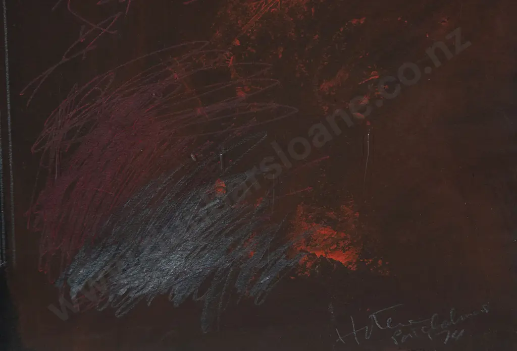 Ralph Hotere -  Requiem for Tony Watson Image 1++