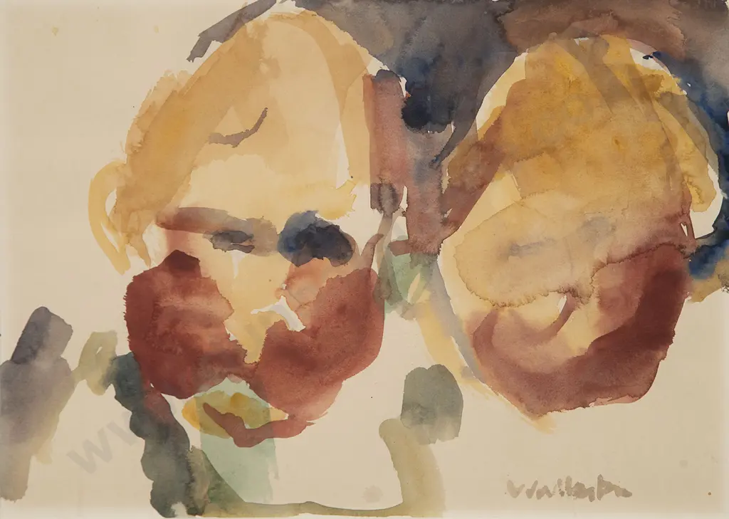 Toss Woollaston - Portrait of Two Children Image 1++
